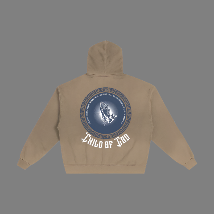 Child Of God Sunfade Zip Hoodie - 420 GSM