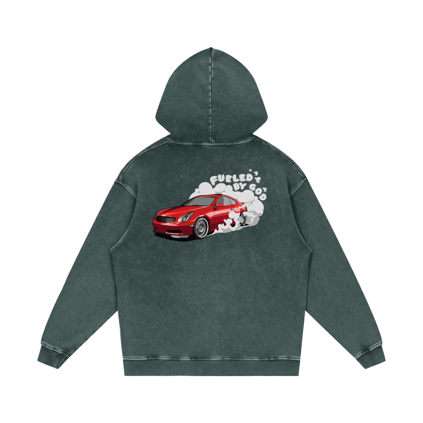 G35 Acid Wash Oversize Hoodie - 420 GSM