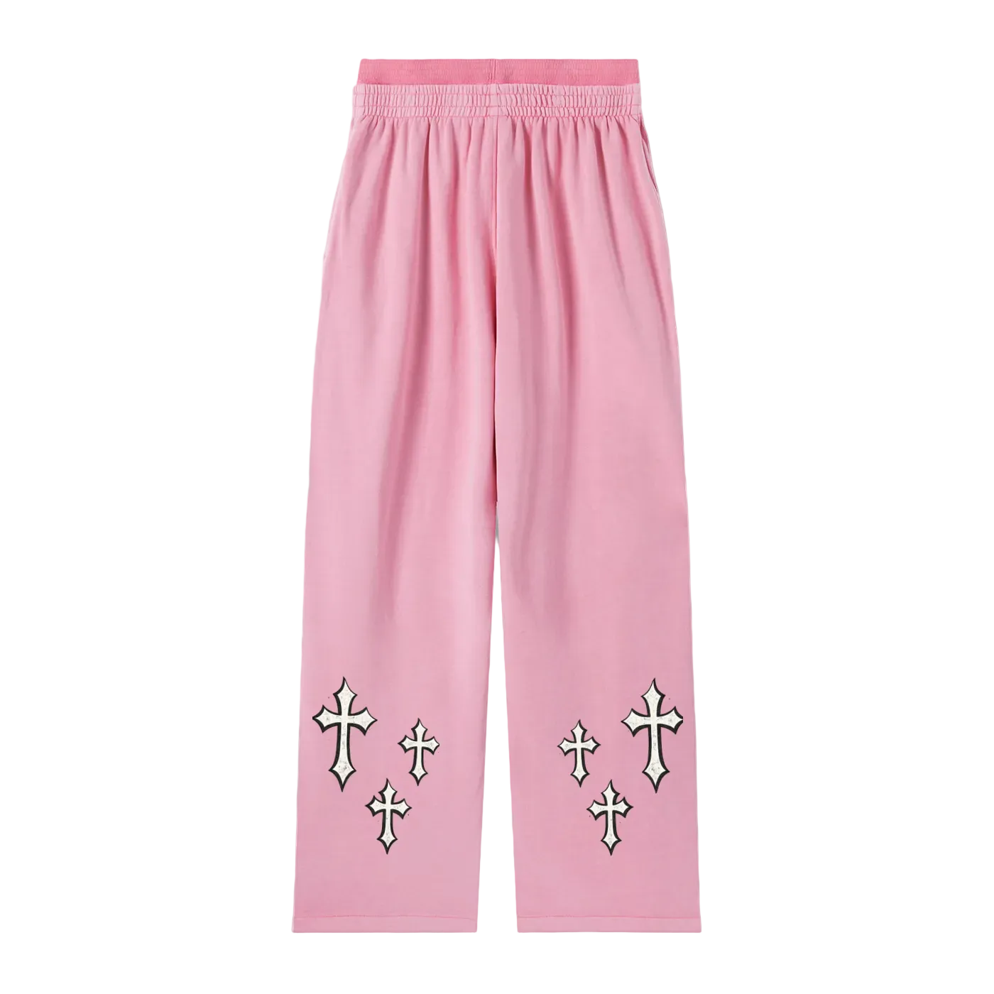 Woman's High Waste Vintage Washed Pants