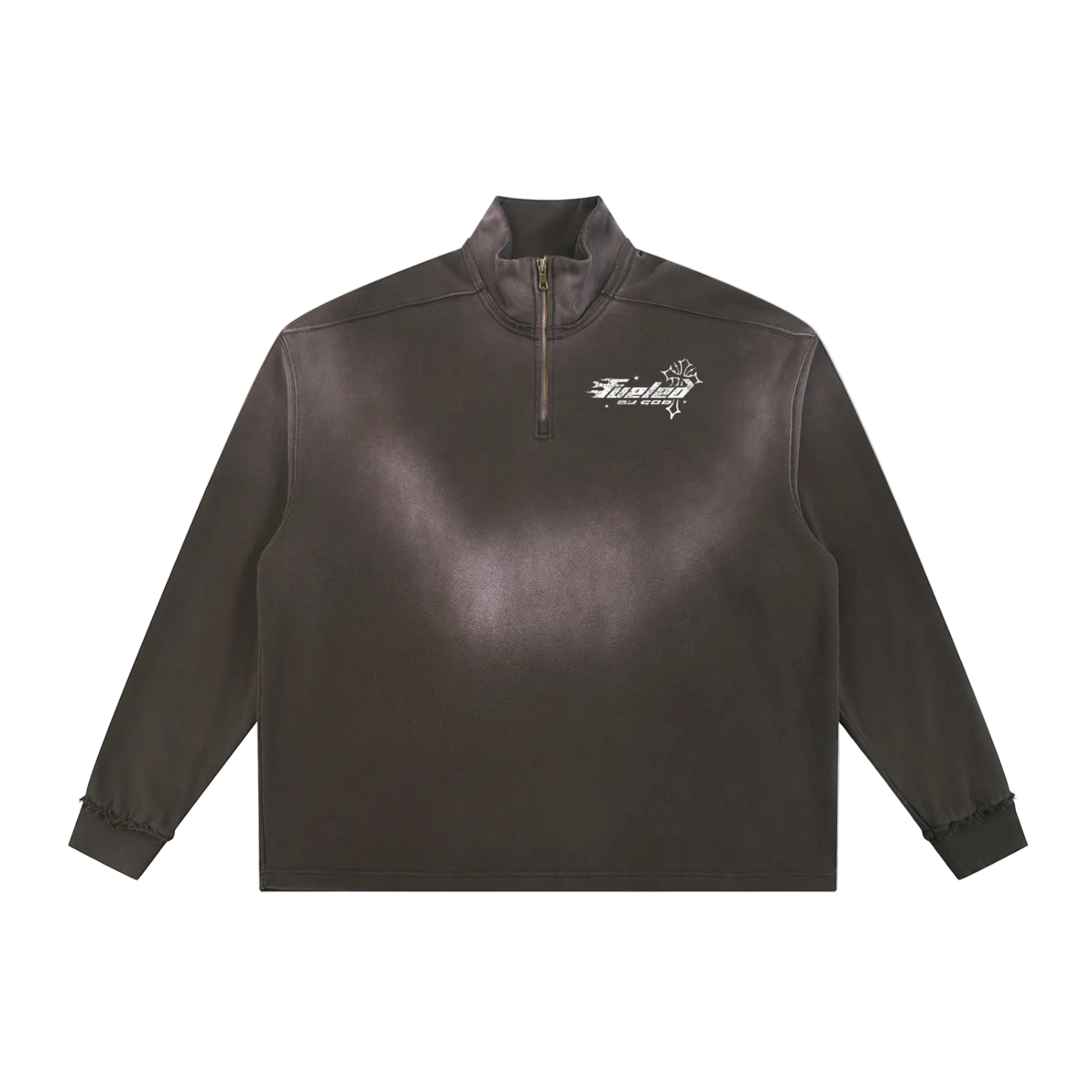 Blossom Like a Rose' Sun Fade Quarter-Zip