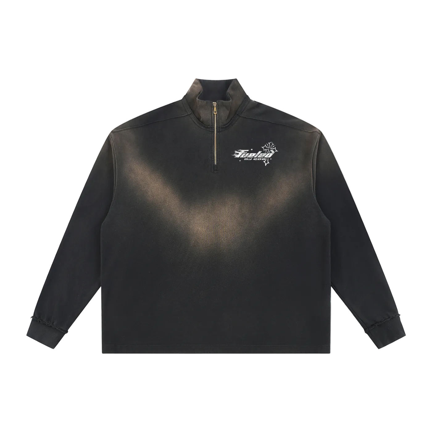 Blossom Like a Rose' Sun Fade Quarter-Zip