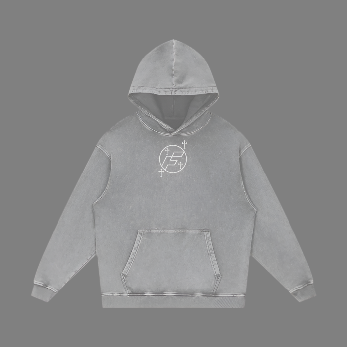 G35 Acid Wash Oversize Hoodie - 420 GSM