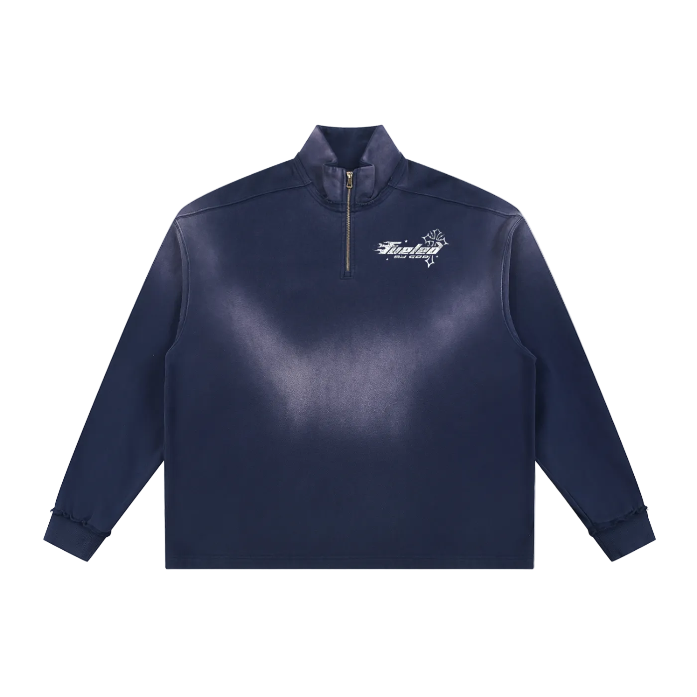 Blossom Like a Rose' Sun Fade Quarter-Zip