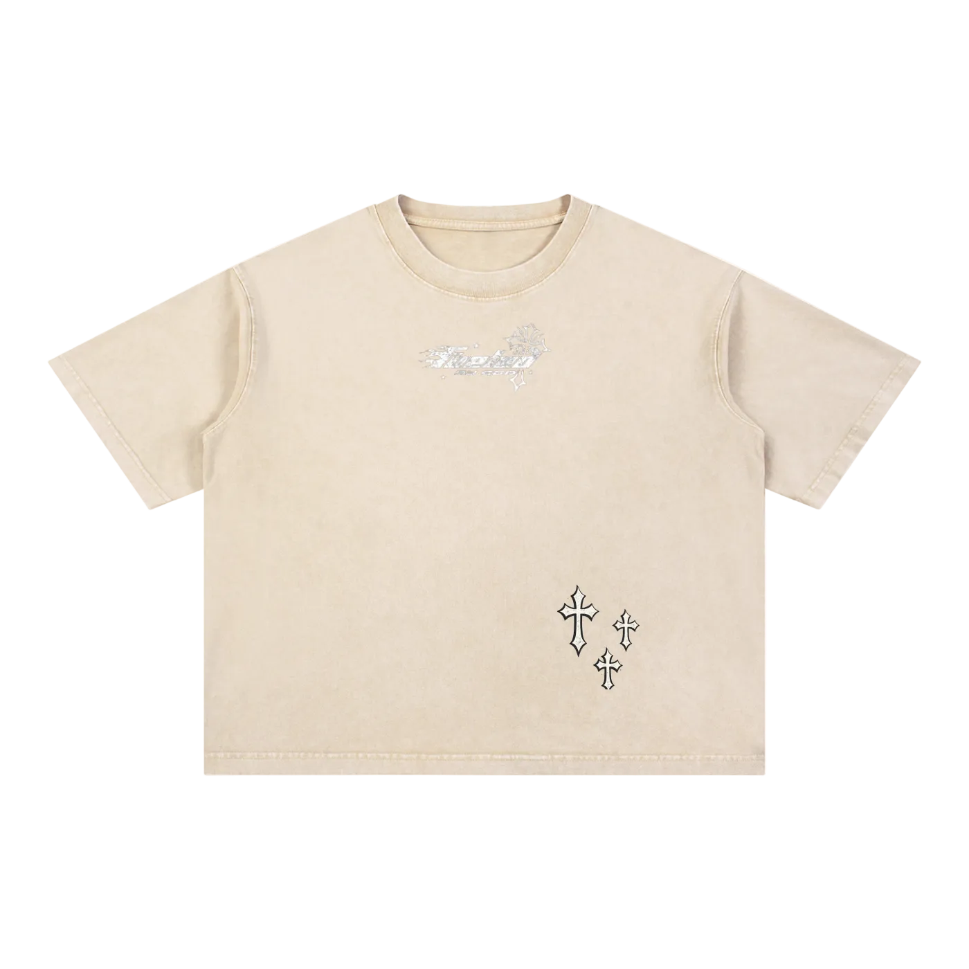 R34 Mineral Wash Boxy Tee
