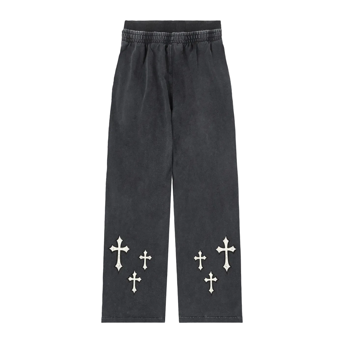Woman's High Waste Vintage Washed Pants
