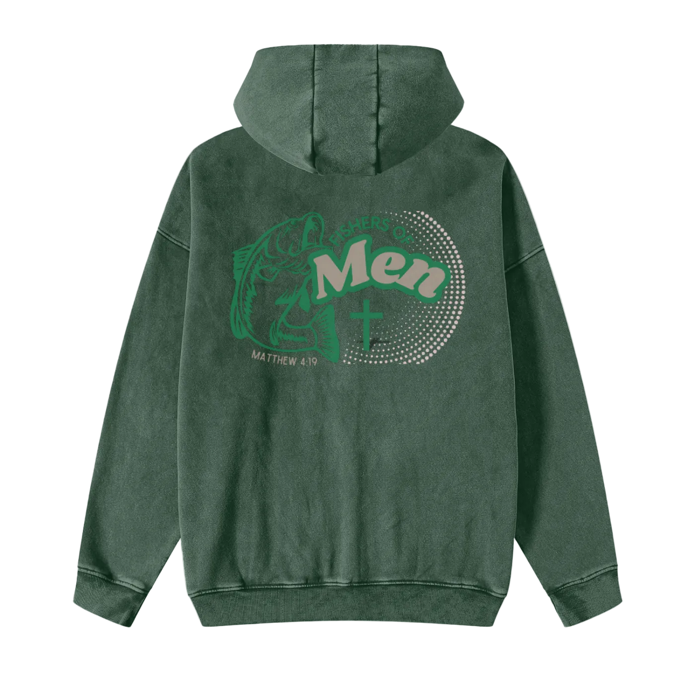 Fisher of Men Snow Washed Zip Hoodie - 355 GSM #R00282