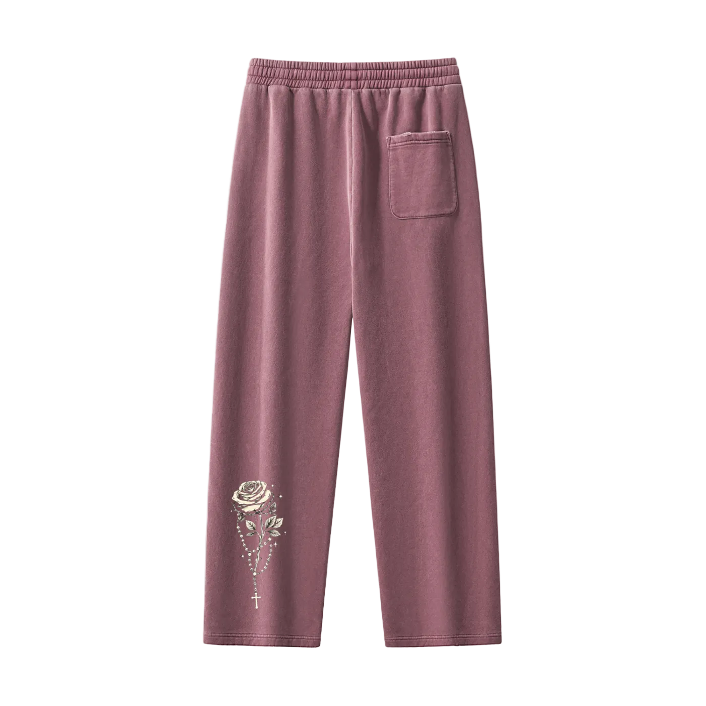 Woman's Rose Enzyme Washed Sweatpants
