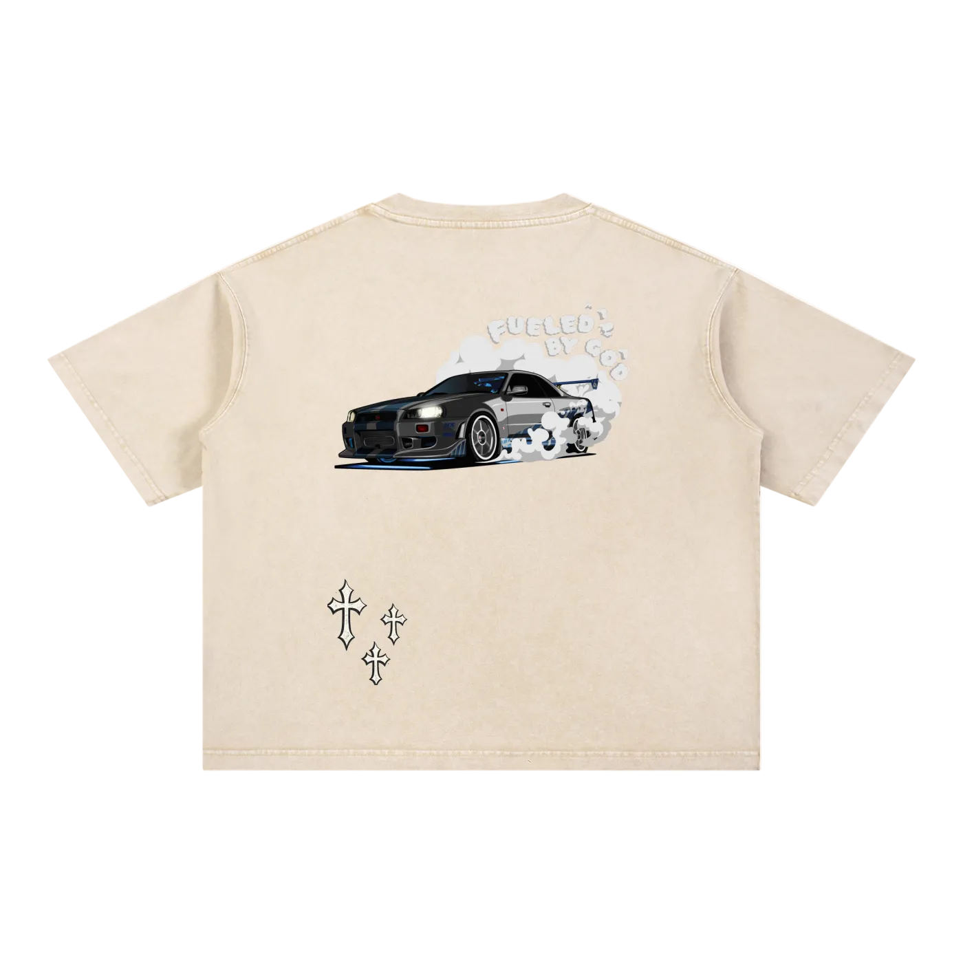 R34 Mineral Wash Boxy Tee