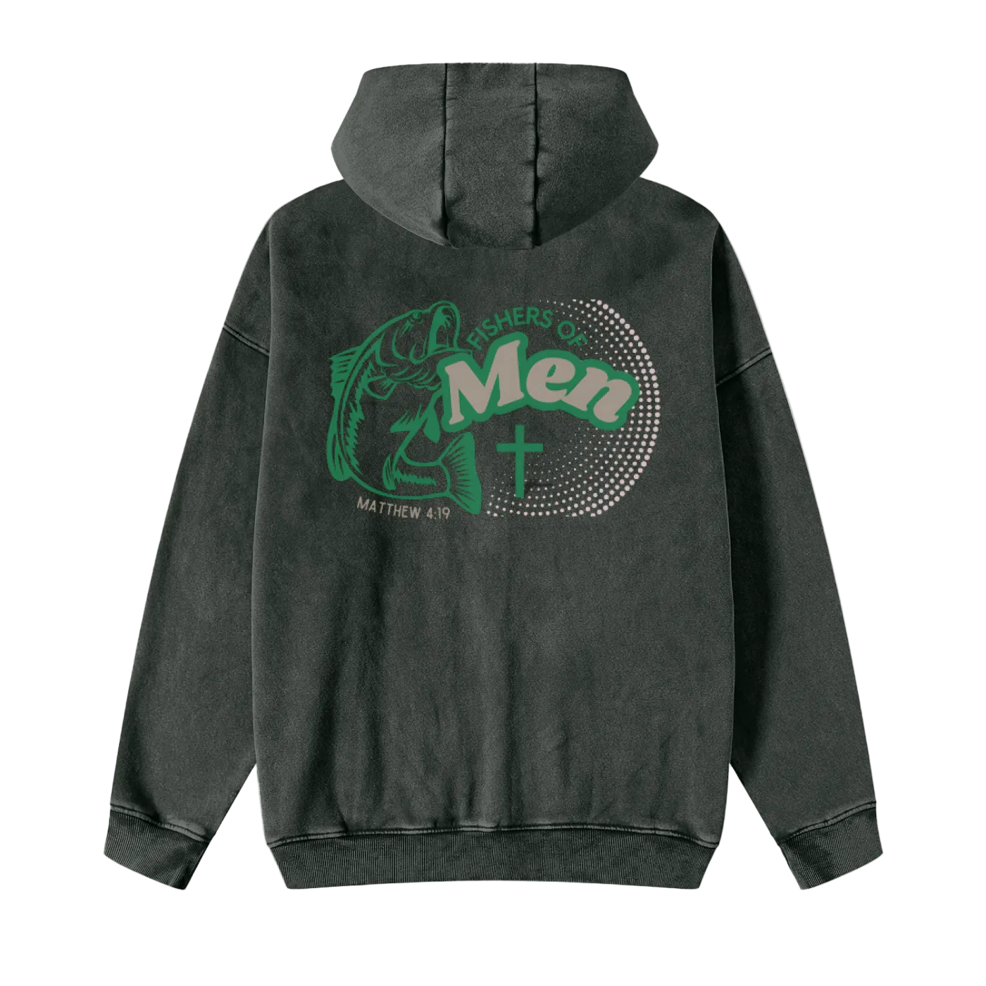Fisher of Men Snow Washed Zip Hoodie - 355 GSM #R00282