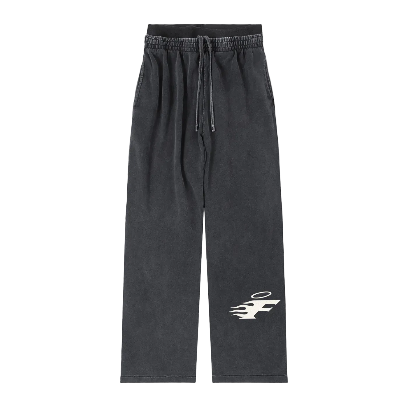 Woman's High Waste Vintage Washed Pants