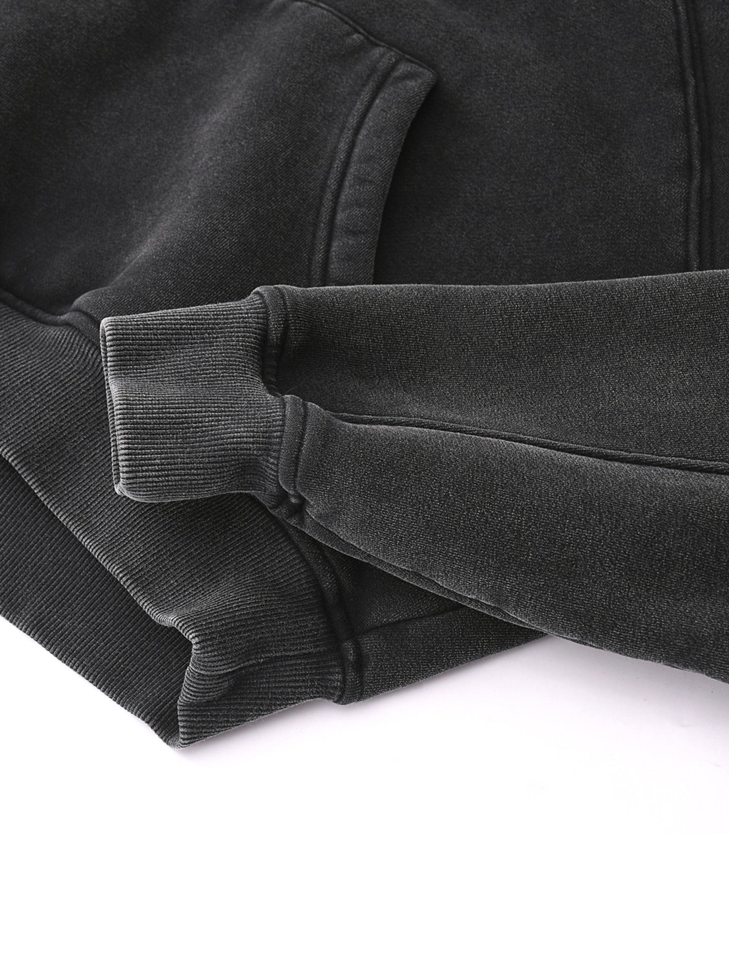 Black Jesus Loves you Cropped Zip Hoodie 355 GSM