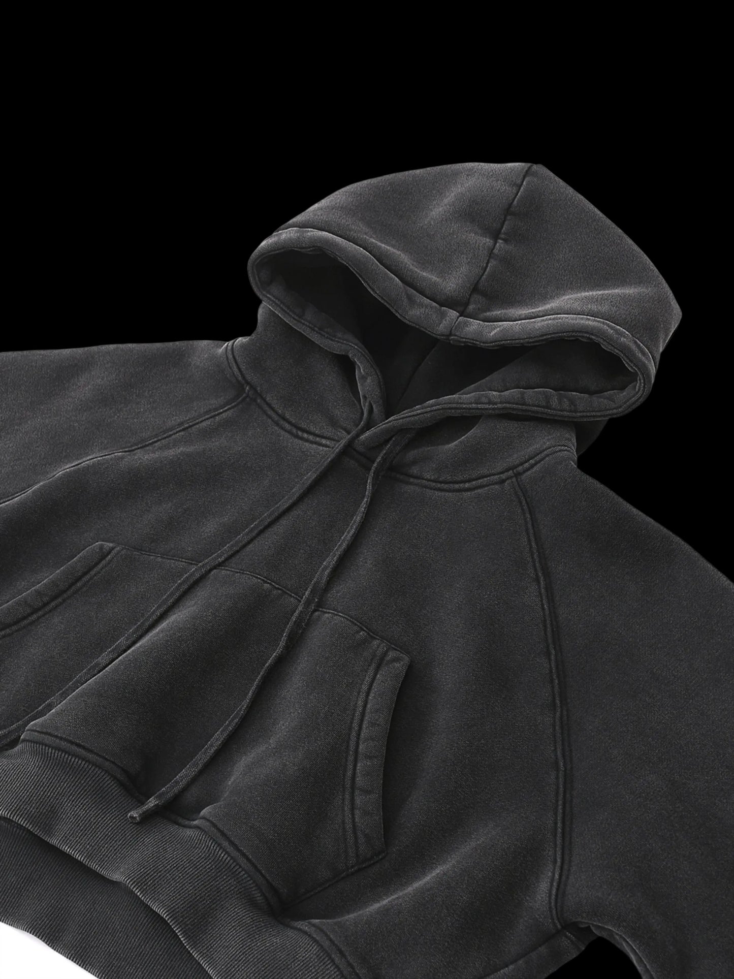 Black Jesus Loves you Cropped Zip Hoodie 355 GSM
